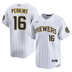 Men White Blake Perkins #16 Stitched The Crew Jersey 489988-228 - Image 1