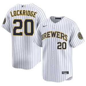 Mens MIL Popular Brandon Lockridge #20 White Jersey 223335-414 - Image 1