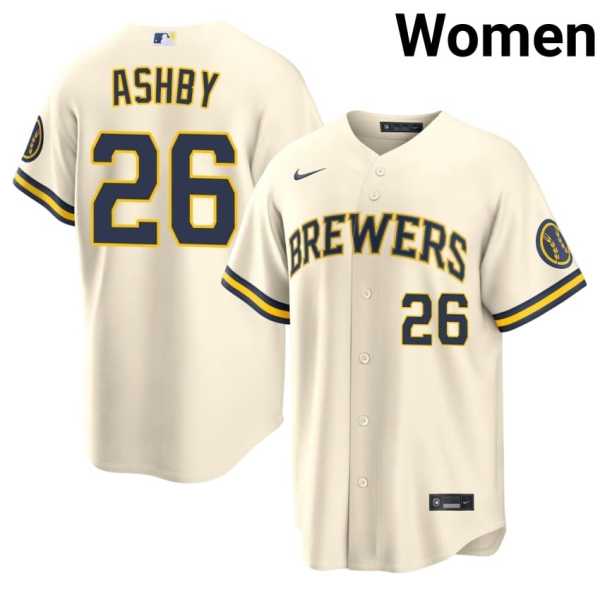 Women20202620Aaron20Ashby20milwaukee20brewers20baseball20cream20jersey.jpg