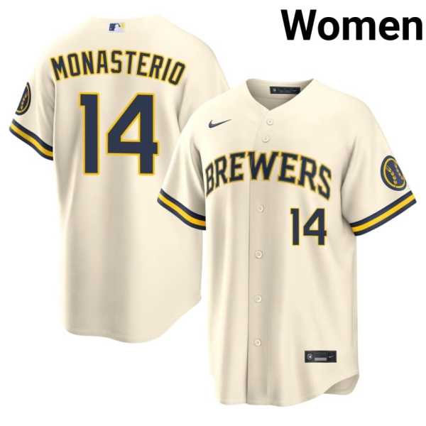 Women20202620Andruw20Monasterio20milwaukee20brewers20baseball20cream20jersey.jpg