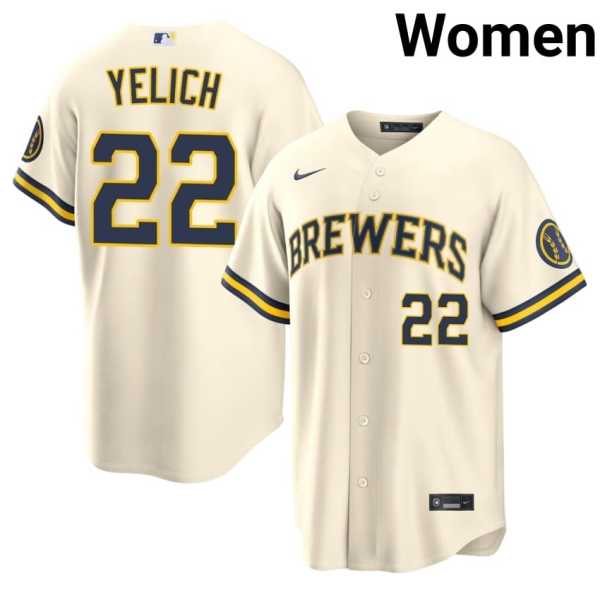 Women20202620Christian20Yelich20milwaukee20brewers20baseball20cream20jersey.jpg