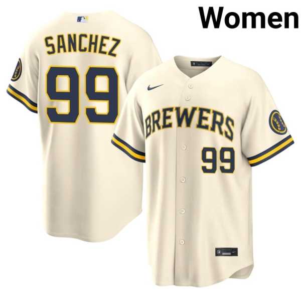 Women20202620Gary20Sanchez20milwaukee20brewers20baseball20cream20jersey.jpg