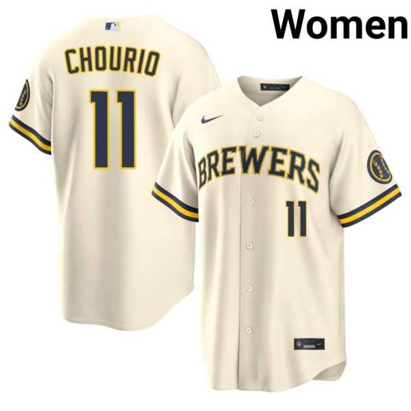 Women20202620Jackson20Chourio20milwaukee20brewers20baseball20cream20jersey.jpg
