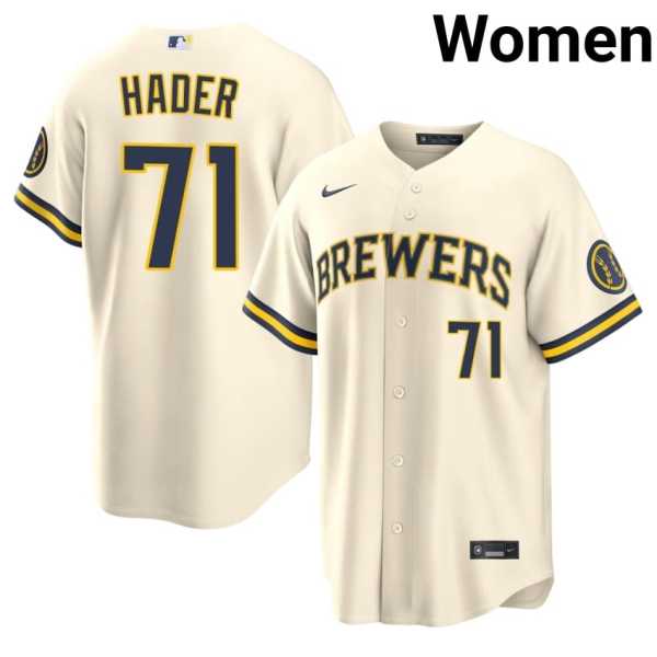 Women20202620Josh20Hader20milwaukee20brewers20baseball20cream20jersey.jpg