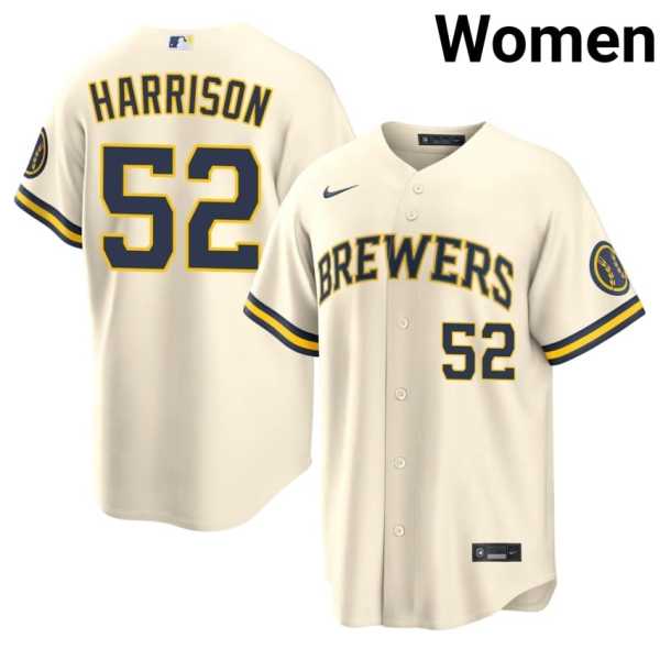 Women20202620Kyle20Harrison20milwaukee20brewers20baseball20cream20jersey.jpg