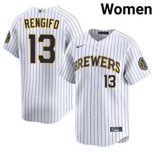 Women's Luis Rengifo #13 MIL White Official Jerseys 501557-978 - Image 1