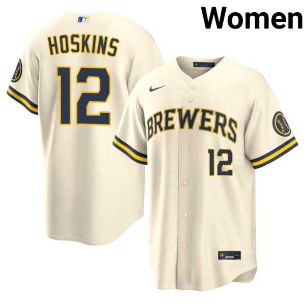 Women20202620Rhys20Hoskins20milwaukee20brewers20baseball20cream20jersey.jpg