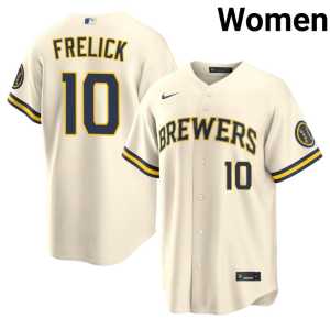Womens #10 2026-27 Sal Frelick Cream The Beermakers Jerseys 951604-437 - Image 1