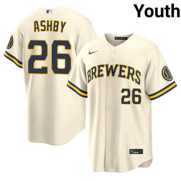 Youth20202620Aaron20Ashby20milwaukee20brewers20baseball20cream20jersey.jpg