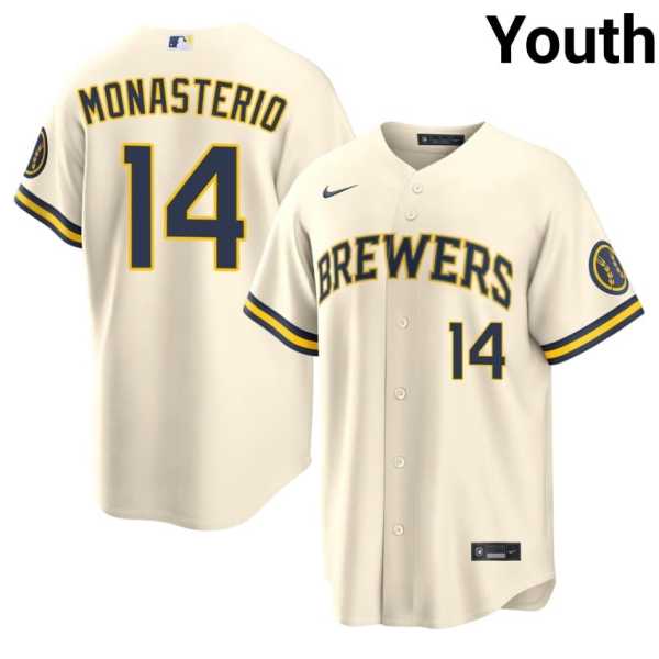 Youth20202620Andruw20Monasterio20milwaukee20brewers20baseball20cream20jersey.jpg