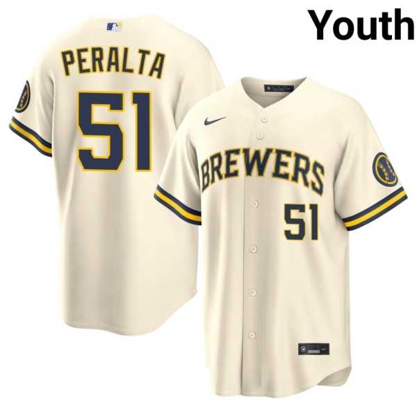 Youth20202620Freddy20Peralta20milwaukee20brewers20baseball20cream20jersey.jpg