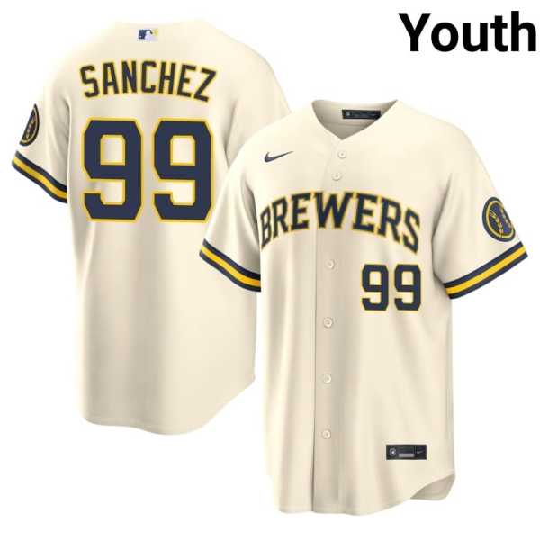 Youth20202620Gary20Sanchez20milwaukee20brewers20baseball20cream20jersey.jpg