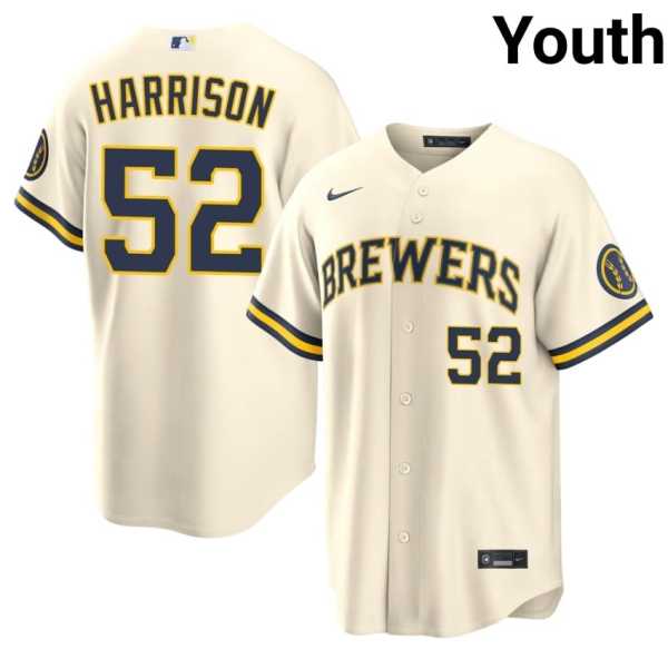Youth20202620Kyle20Harrison20milwaukee20brewers20baseball20cream20jersey.jpg